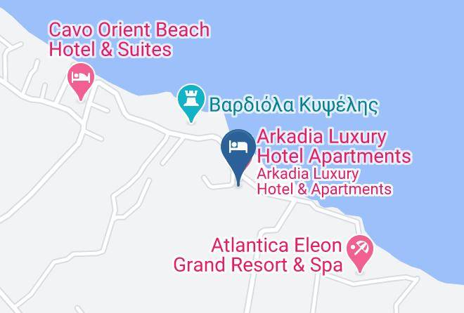 Arkadia Hotel Map