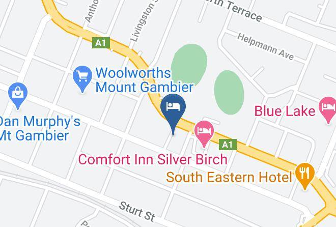 Mount Gambier - Southgate Motel Maps