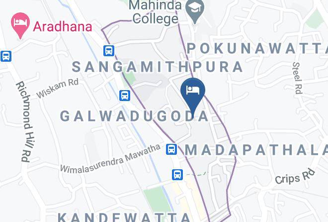 Galle - Arken Lanka Hotel Maps