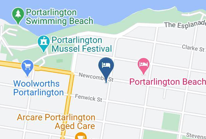 Arlingtons Holiday Accomodation Map