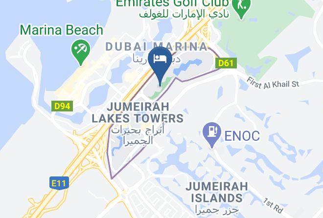 Dubai - Armada Bluebay Hotel Jlt Maps