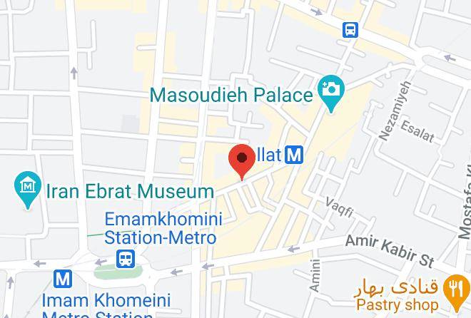 Tehran - Arman Hotel Maps