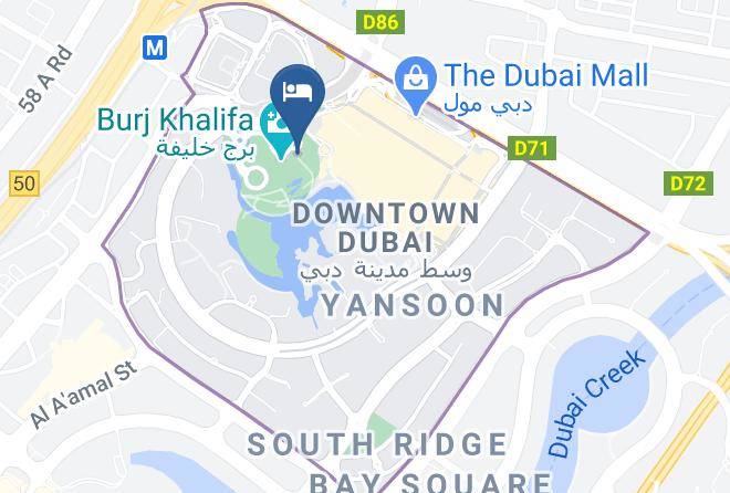Dubai - Armani Hotel Dubai Maps
