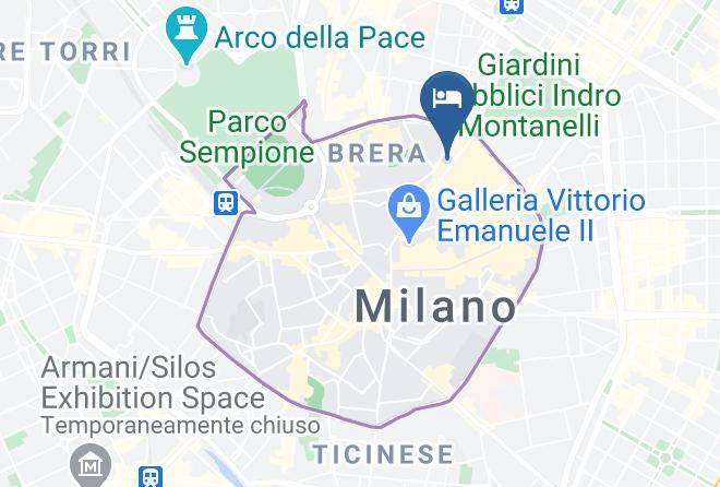 Milan - Armani Hotel Milano Maps
