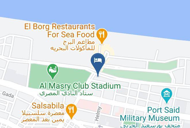 Port Said - Armed Forces Club & Hotel Maps
