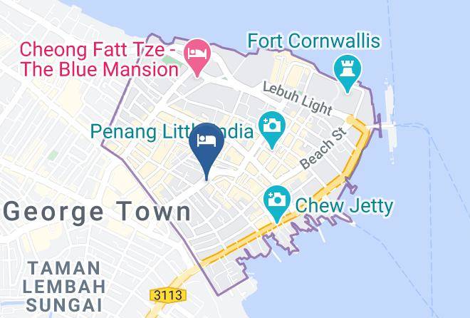 Armenian Street Heritage Hotel Map