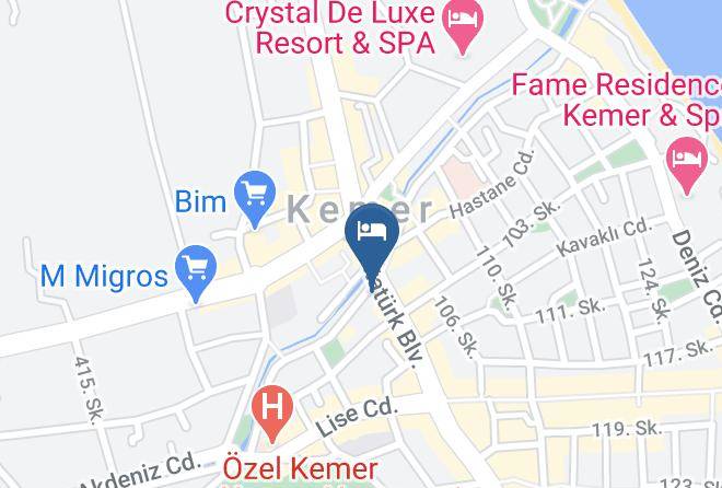 Kemer - Armeria Hotel Maps