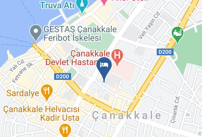 Canakkale Ismet Pasa - Armida City Hotel Maps