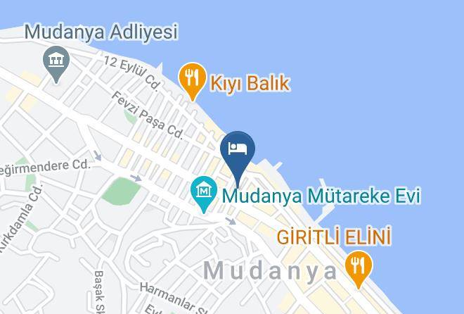 Mudanya - Armistis Hotel Maps