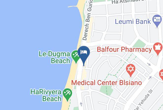 Bat Yam - Armon Yam Hotel Maps