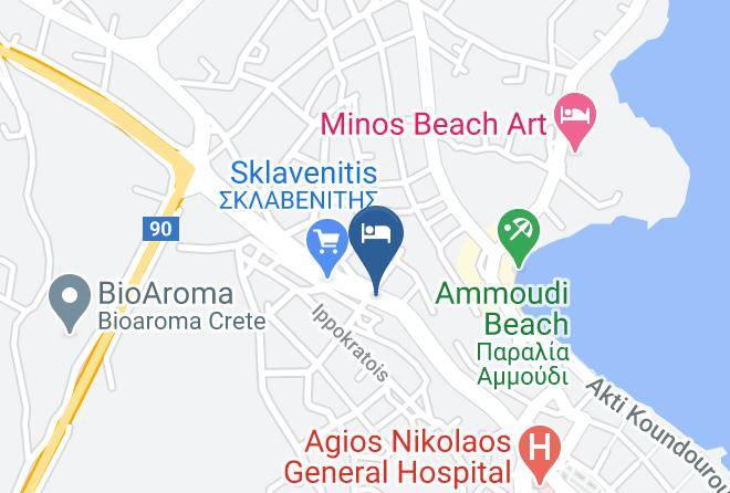 Lasithi - Armonia Beach Hotel Maps