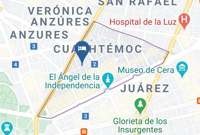 Cuauhtemoc - Armonik Suites Maps