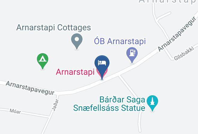 Snaefellsbaer - Arnarstapi Hotel Maps