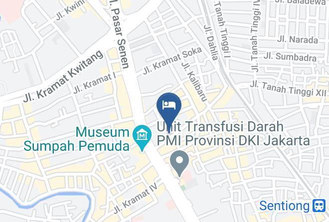 Central Jakarta - Arnava Senen Jakarta Maps