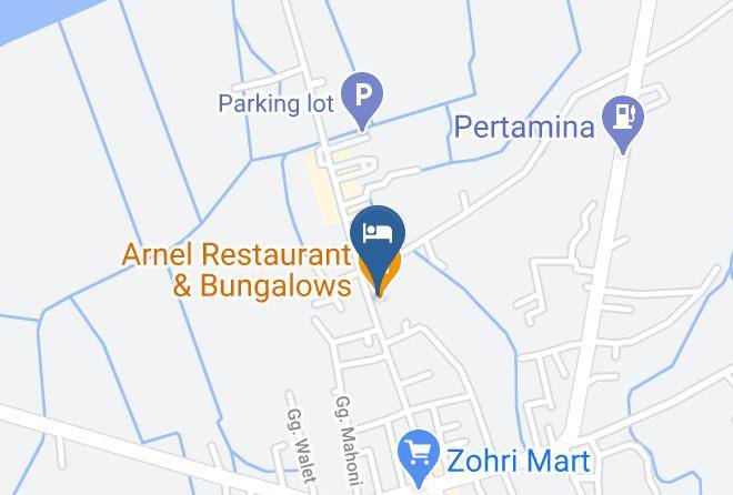 North Lombok Regency - Arnel Bungalows Maps