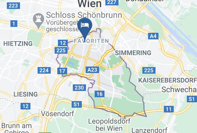 Vienna Favoriten - Arnes Hotel Vienna Maps