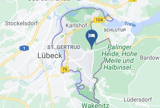 Lubeck - Arnimsruh Hotel Garni Maps