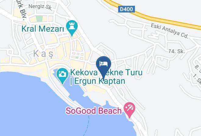 Kas - Arnna Hotel Maps