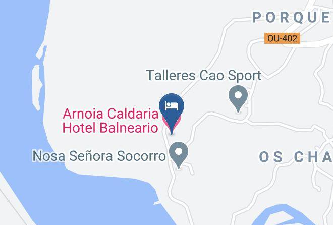 Ourense - Arnoia Caldaria Hotel Balneario Maps