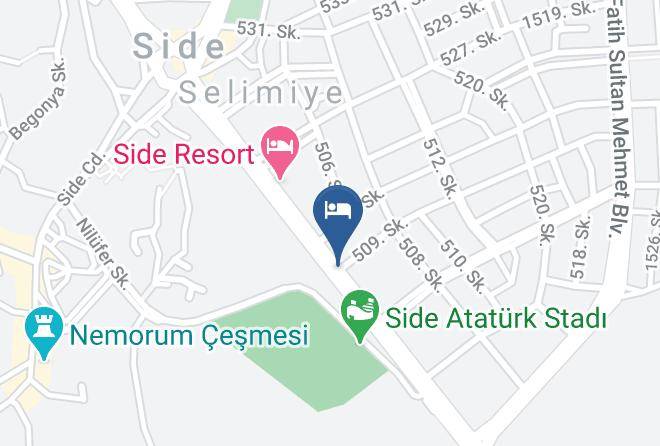 Manavgat - Arnor Deluxe Hotel & Spa Maps