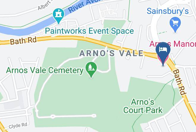 Bristol - Arnos Manor Hotel Maps