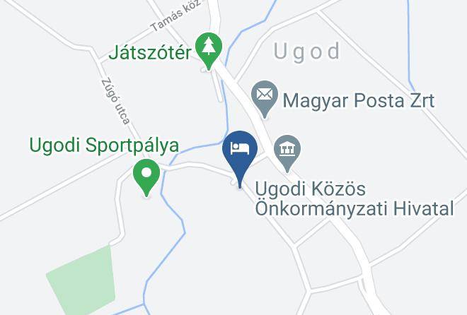 Ugod - Arnyaserdo Vendeghaz Bakonyi Turistaszallo Maps