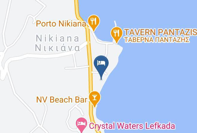 Levkas - Arokaria Beach House Maps