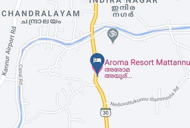 Aroma Resort Mattannur Map