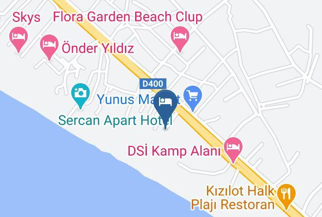 Manavgat - Aroma Butik Hotel Maps