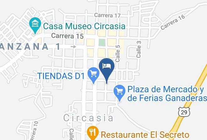 Circasia - Hotel Aroma Cafetera Maps