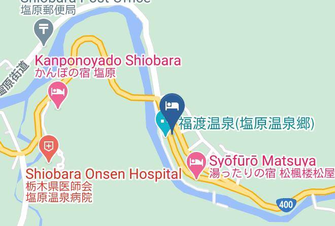 Nasushiobara City - Aromatherapy Kinugawa Onsen Hotel Maps