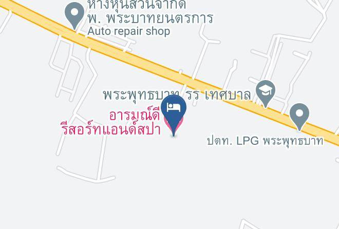 Amphoe Phra Phutthabat - Aromdee Resort And Spa Maps