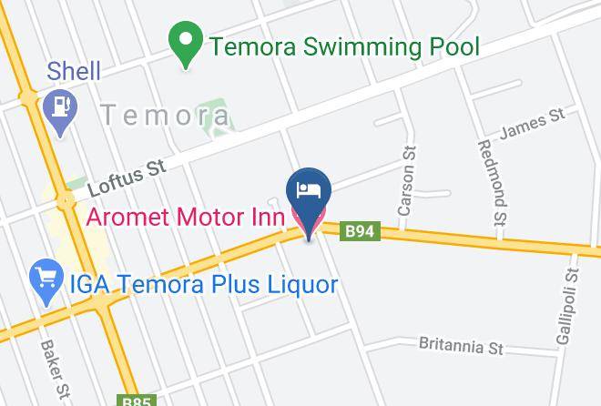 Temora - Aromet Motor Inn Maps