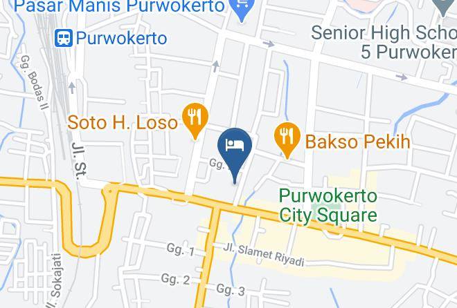 Banyumas Regency - Aron Hotel Purwokerto Maps