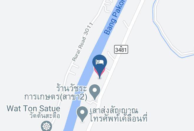 Amphoe Mueang Prachin Buri - Aroonsawat Riverview Resort Maps
