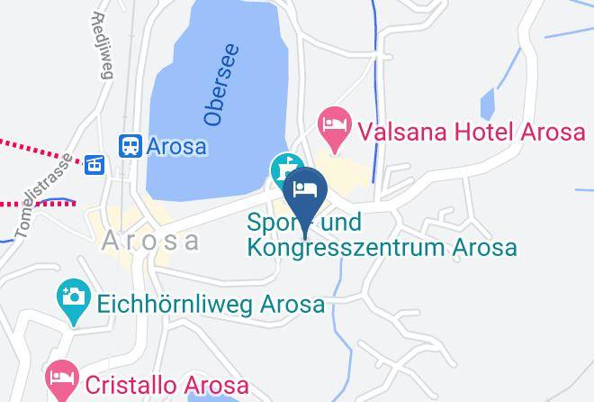 Plessur - Arosa Ferienwohnungen Chesa Kristella Maps
