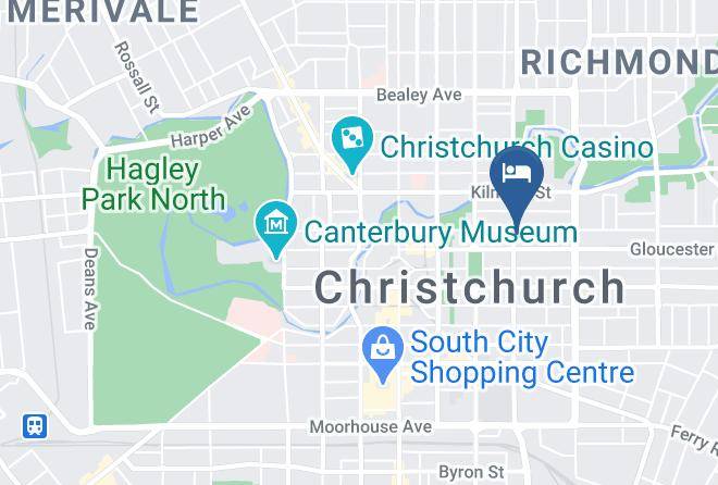 Christchurch - Around The World Backpackers Maps