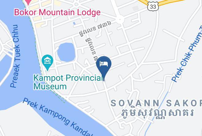 Kampot Town - Around The World Kampot Maps