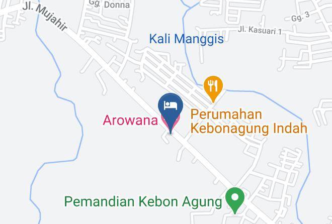 Jember Regency - Arowana Hotel Maps