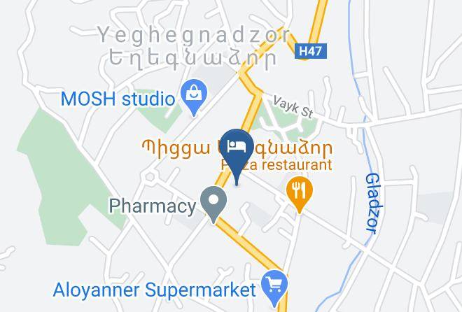 Yeghegnadzor - Hotel Arpa Maps