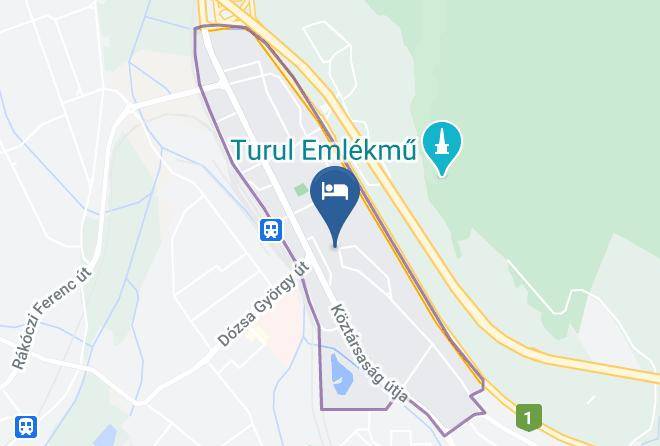 Tatabanya - Arpad Hotel Maps