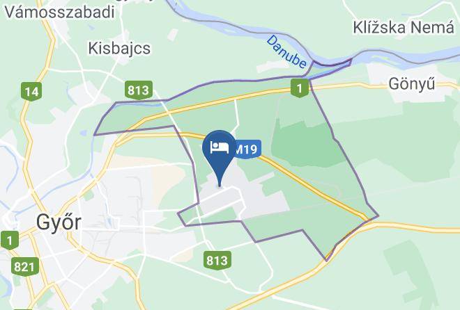 Gyor - Arpad Pension Gyorszentivan Maps