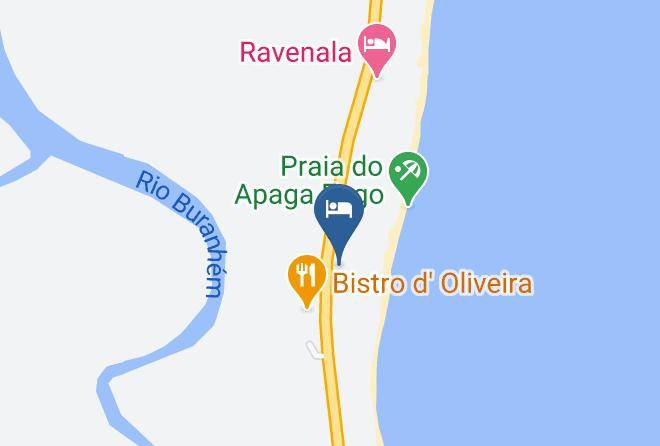 Porto Seguro - Arraial Bangalo Praia Hotel Maps