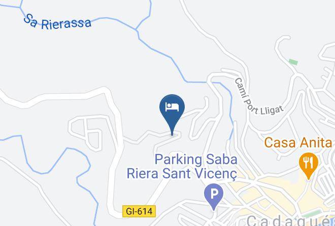 Arrels Hotel Cadaques Map