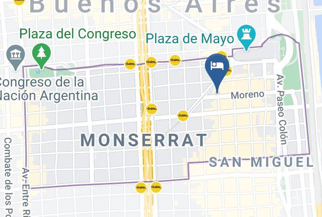 Autonomous City Of Buenos Aires - Arribo Buenos Aires Hotel Boutique Maps