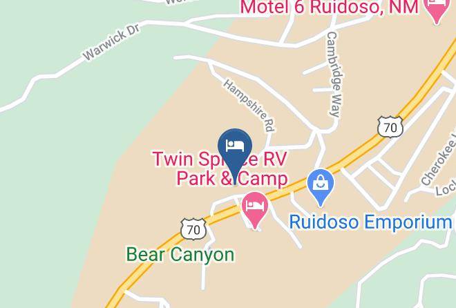 Lincoln - Arrowhead Motel & Rv Park Maps