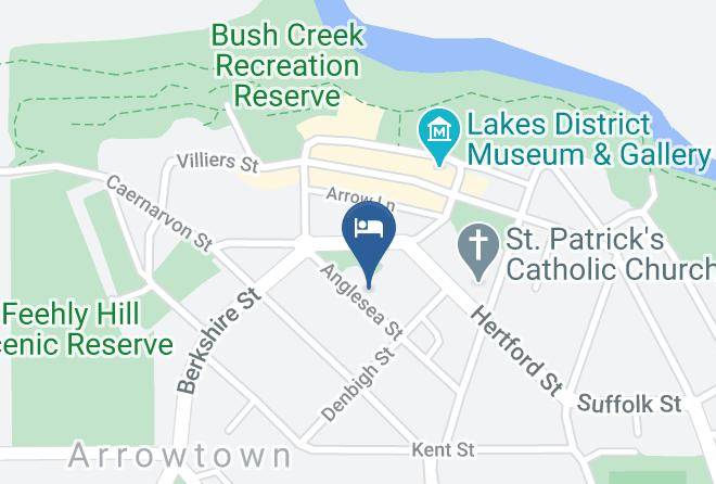 Queenstown Lakes - Arrowtown Lodge Maps