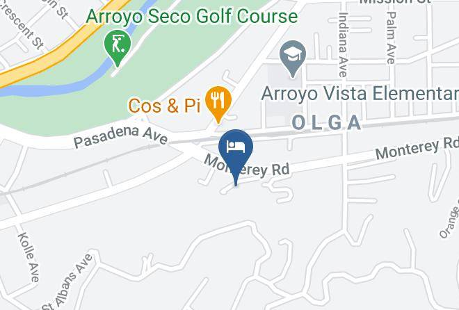 Arroyo Vista Inn Map