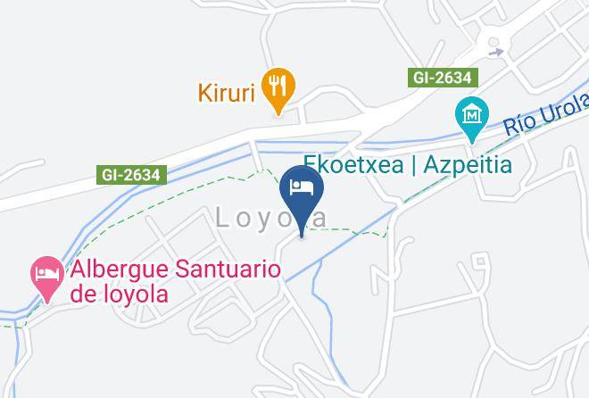 Gipuzkoa - Hotel Arrupe Azpeitia Maps