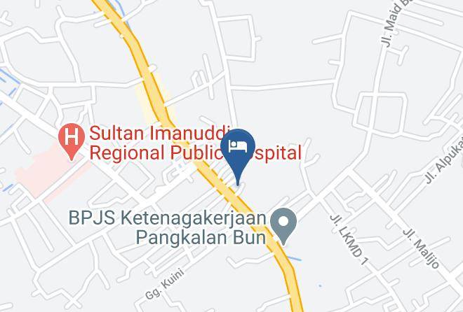 West Kotawaringin Regency - Arsela Hotel Pangkalan Bun Maps